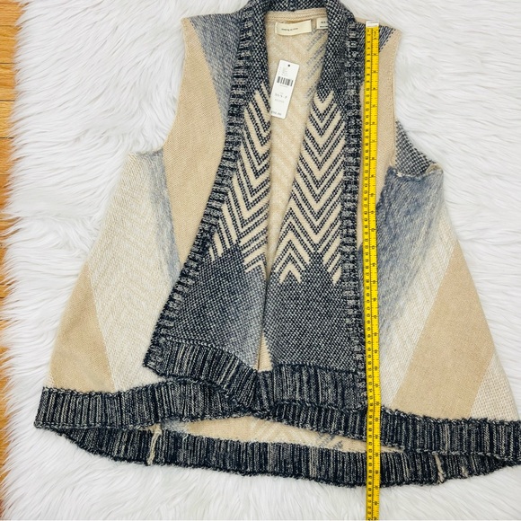 NWT! Anthropologie Sleeping On Snow Mailbu Vest Wool Blend Women’s Sz XS/Small - Picture 9 of 11
